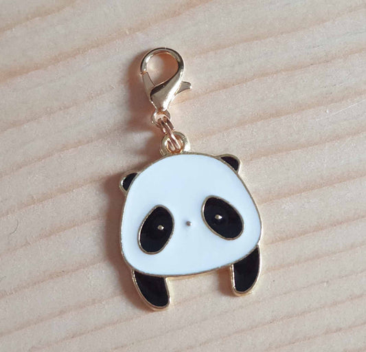 PANDA / Planner Charm / Journal Charm / Zipper Pull / Bookmark Charm / Planner accessories