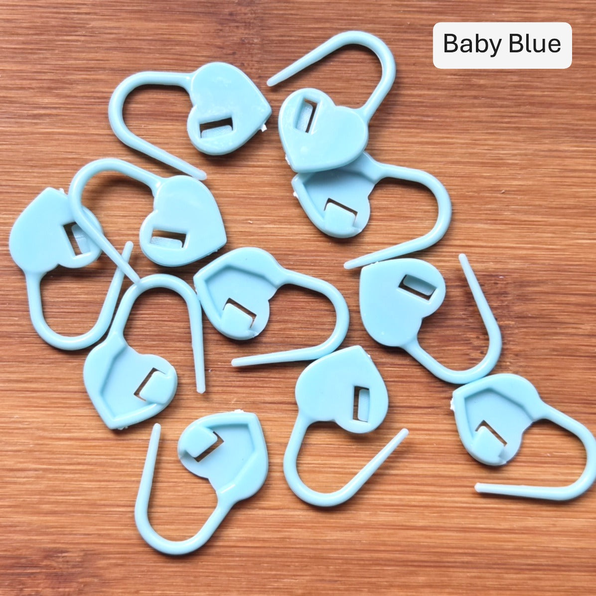 Heart Stitch Markers - 10 pcs - Knitting Stitch Markers / Crochet Stitch Markets