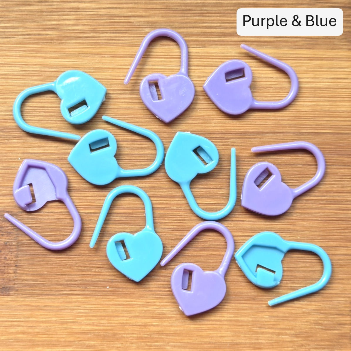 Heart Stitch Markers - 10 pcs - Knitting Stitch Markers / Crochet Stitch Markets