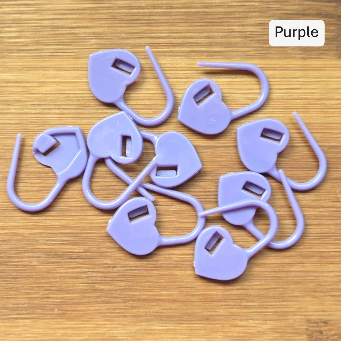 Heart Stitch Markers - 10 pcs - Knitting Stitch Markers / Crochet Stitch Markets