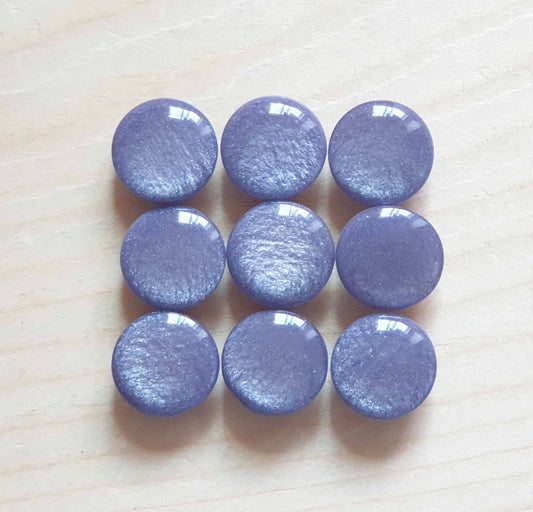 PURPLE PEARL SHANK RESIN / 11mm - 6  buttons / Resin Imitation Pearl Shank Buttons / Sewing Buttons