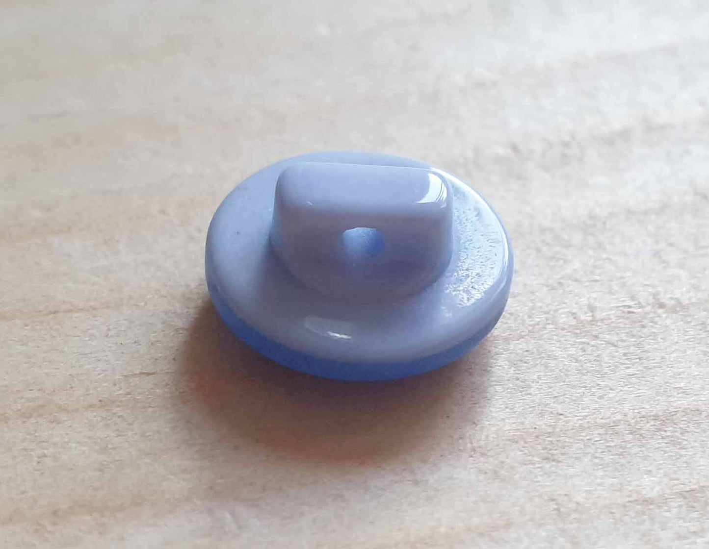 BLUE PEARL SHANK RESIN / 11mm - 6 buttons / Resin Imitation Pearl Shank Buttons / Sewing Buttons