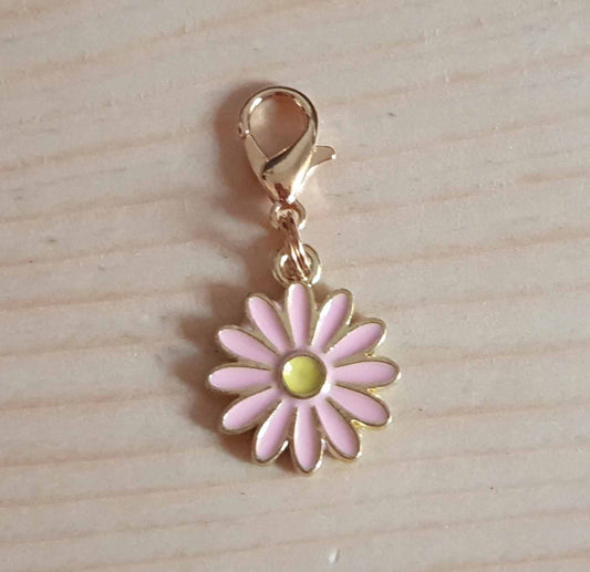 CRYSANTHEMUM - Planner Charm / Journal Charm / Zipper Pull /Bookmark Charm / Planner accessories / Personalized Charm