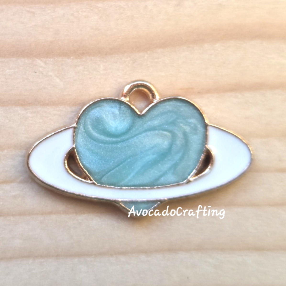10 pieces // Planet Heart Charms / 22*18mm / Jewelry Making