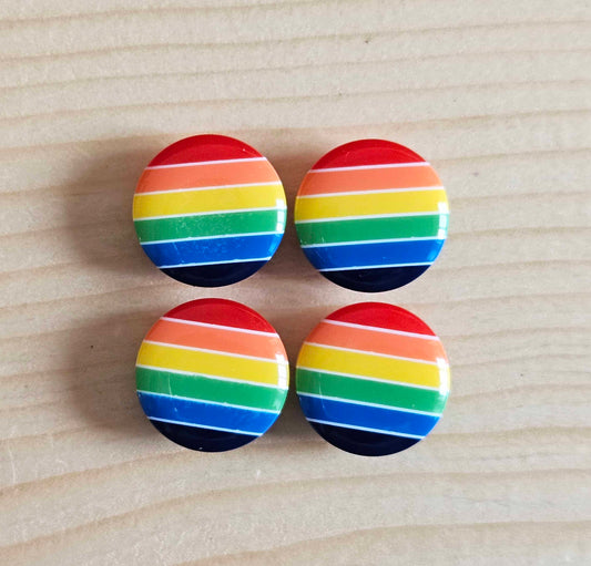 RAINBOW / 14 mm / Resin Buttons / Sewing Buttons