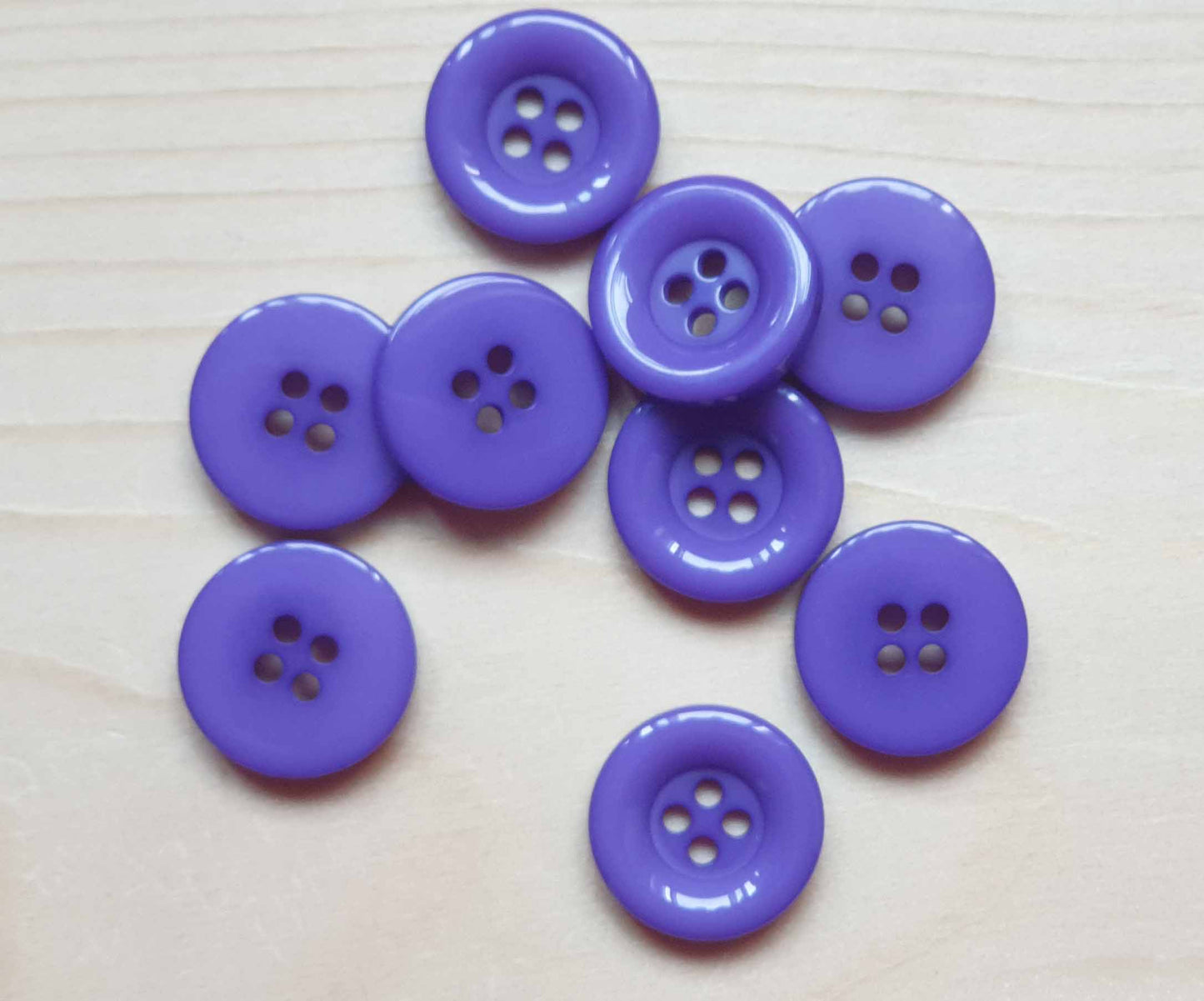 THICK EDGE RESIN PURPLE / 15-18mm / Resin Buttons / Sewing Buttons