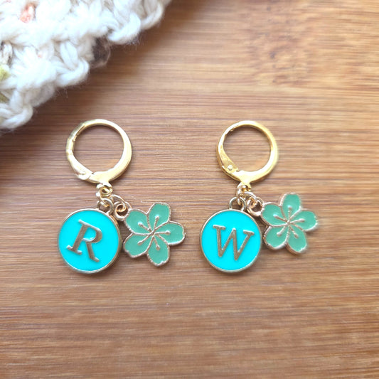 RIGHT & LEFT SIDE Stitch Markers / 2 pcs / Knitting Crochet Notions