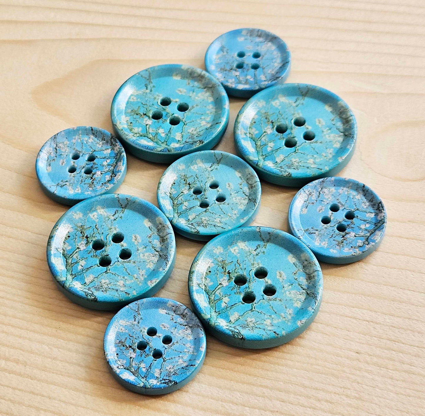 SAKURA / 22-30 mm / Resin Buttons / Sewing Buttons