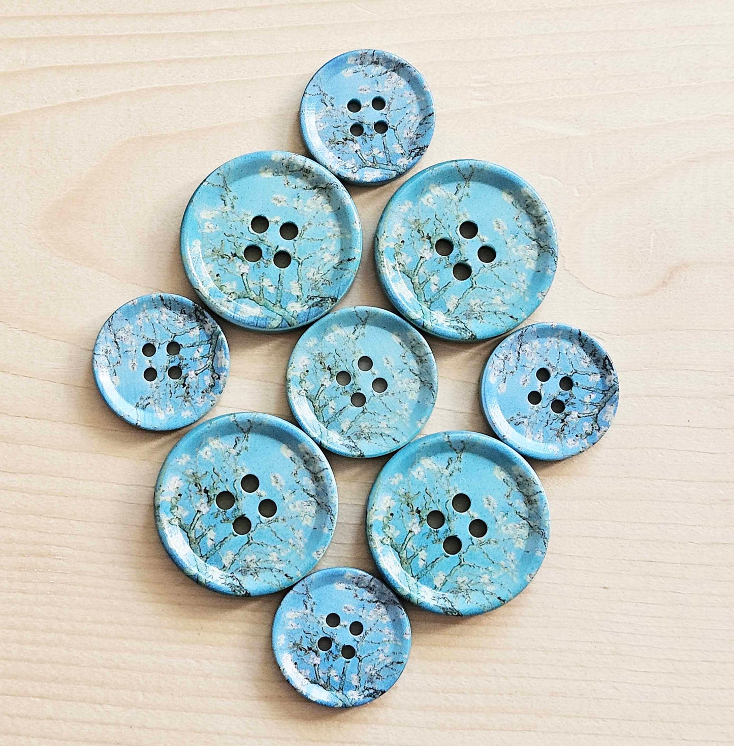 SAKURA / 22-30 mm / Resin Buttons / Sewing Buttons