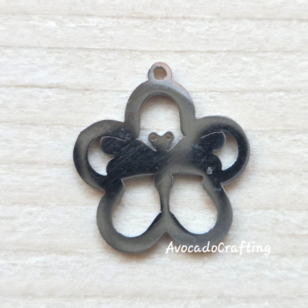 Botanicals Series / Stainless Steel / 4 pieces / Jewelry Making