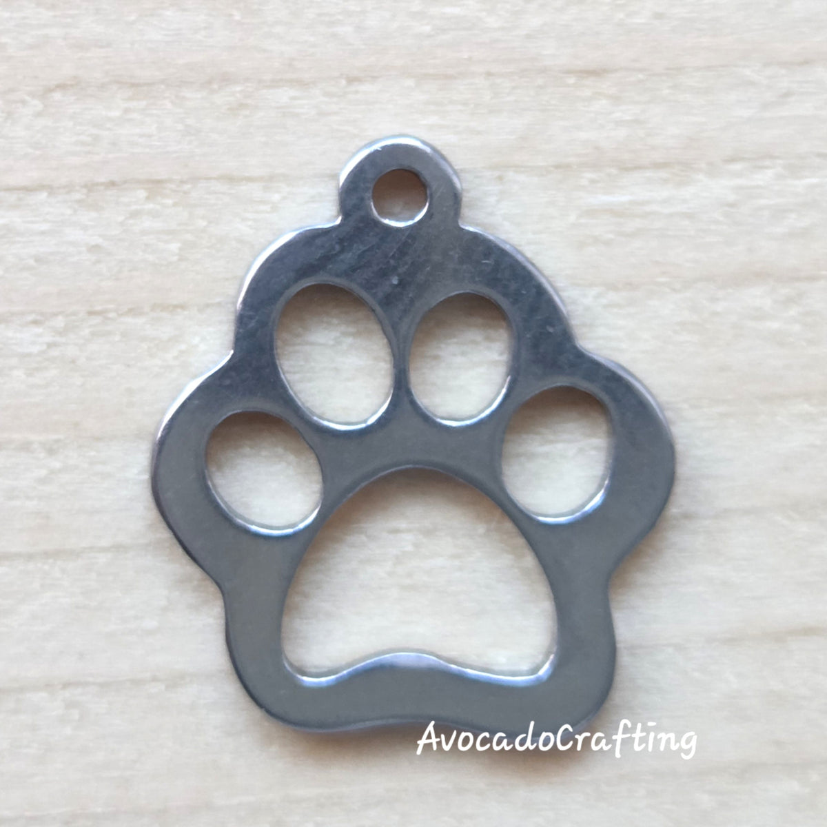 Cat & Paw Series / Stainless Steel / 4 pieces / Jewelry Making