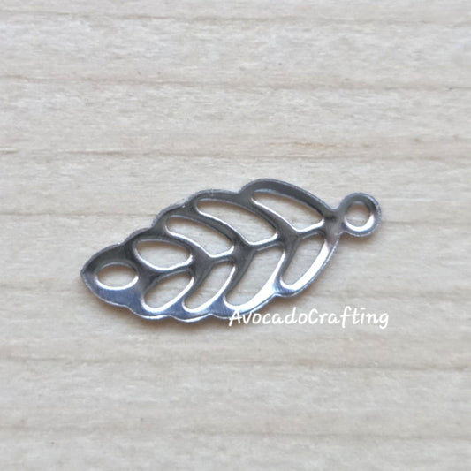 50 pieces // 316 Stainless Steel / Mini Leaf / 13*5mm / Jewelry Making