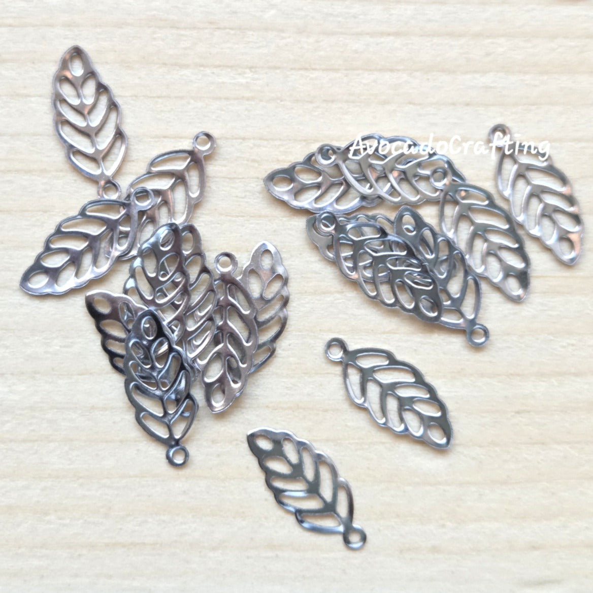 50 pieces // 316 Stainless Steel / Mini Leaf / 13*5mm / Jewelry Making