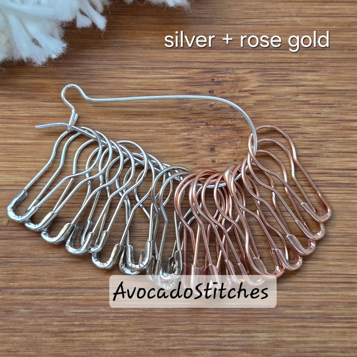 VINTAGE BULB PINS / 40 pcs / Removable Stitch Markers / Crochet Knitting Stitch Markers / Notions