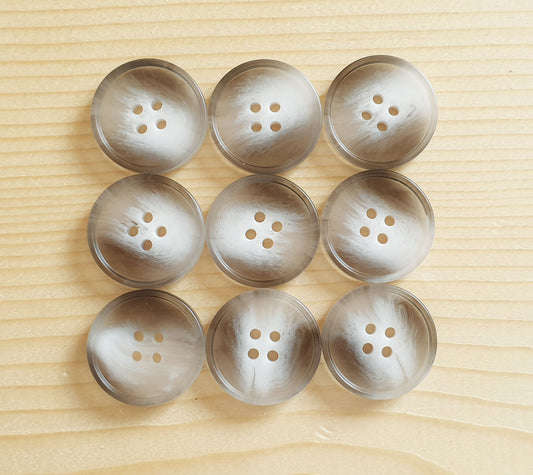 SNOWY ALPS / 18-28mm / Resin Buttons / Sewing Buttons