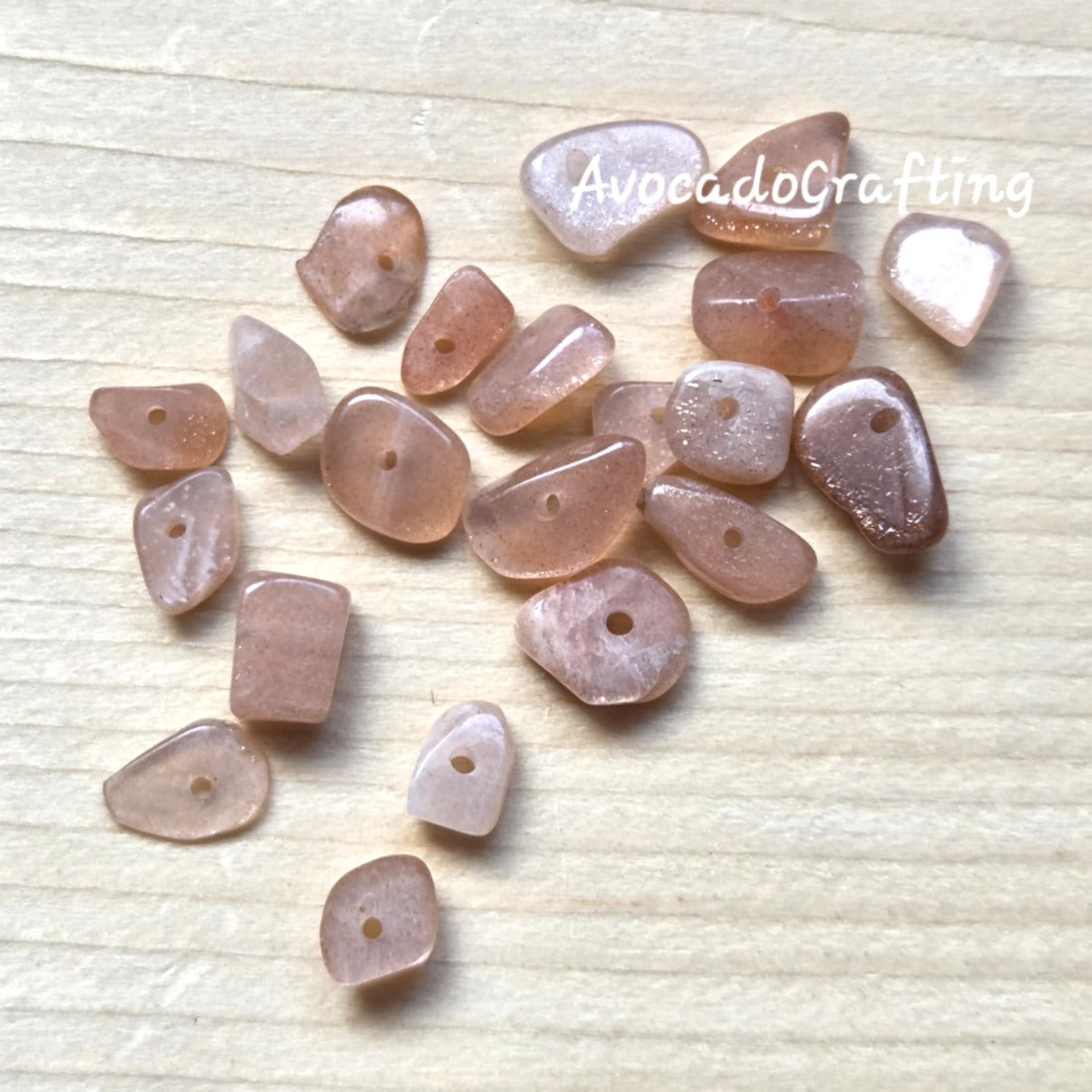 Natural Sunstone Chip Beads / Undyed Loose Beads / 5-8mm / 1 strand (31 inch) / Jewelry Making