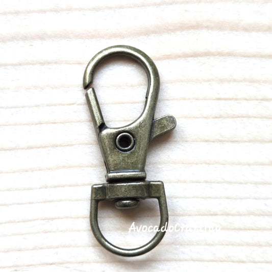 5/10pcs // Bronze Swivel Claps / 36*15mm / Zinc Alloy / Jewelry Making