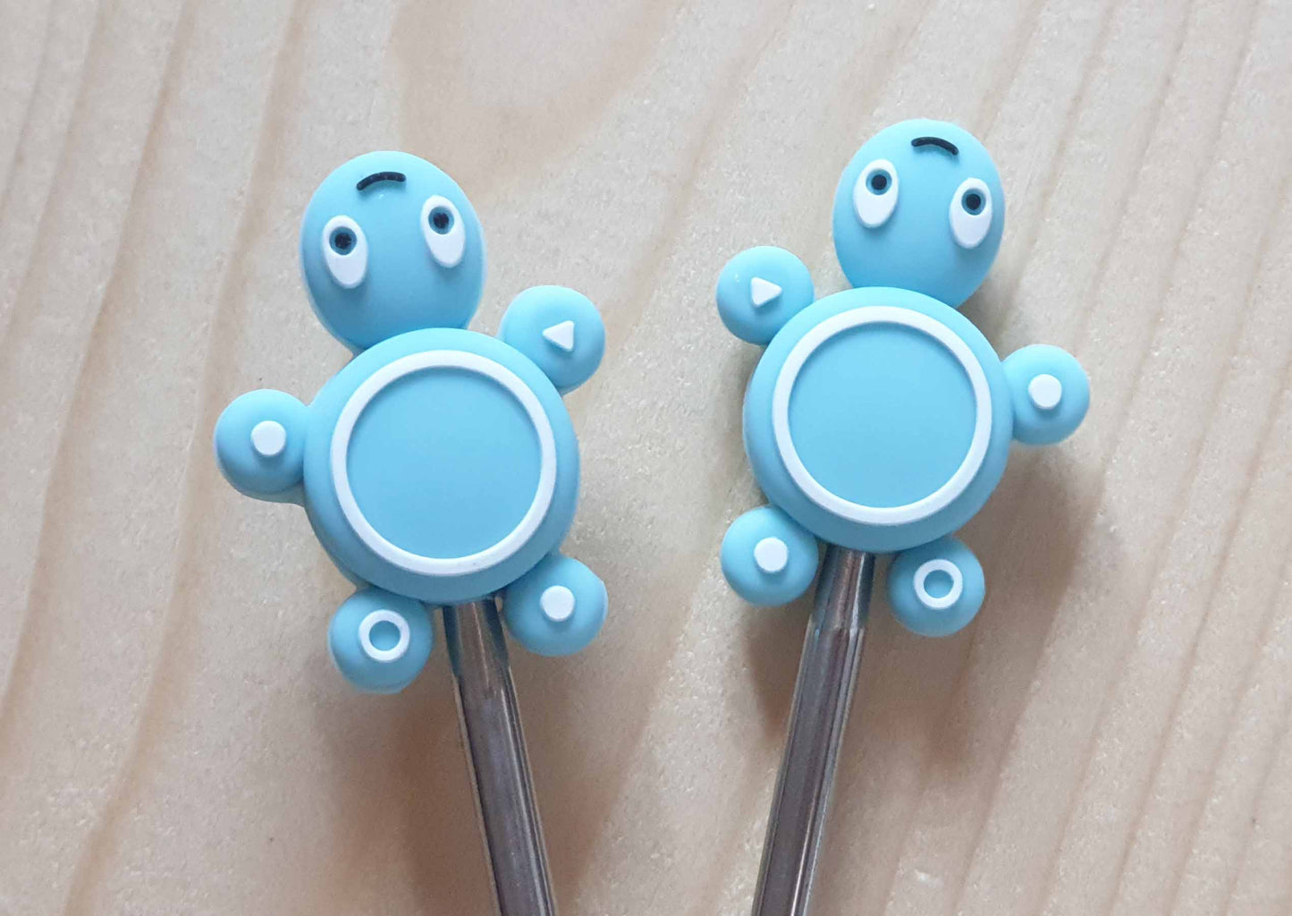 TURTLE STITCH STOPPERS / Knitting Needle Stoppers / Point Protection / Notions