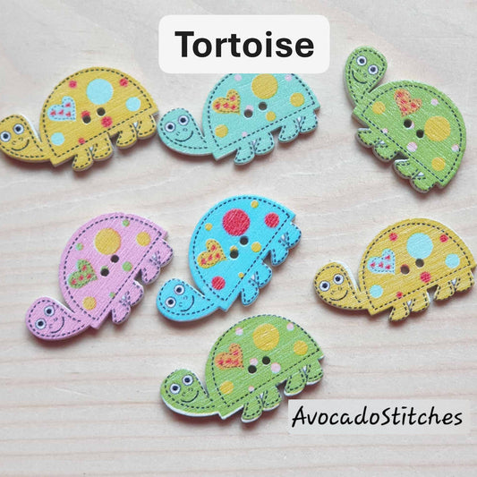 Clearance // TORTOISE / 8 buttons / Wooden Buttons / Sewing Buttons