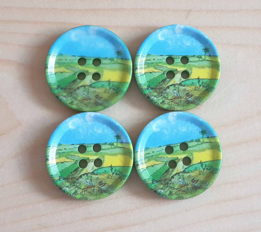 Clearance // THE PRAIRIES / 22-30 mm / Resin Buttons / Sewing Buttons