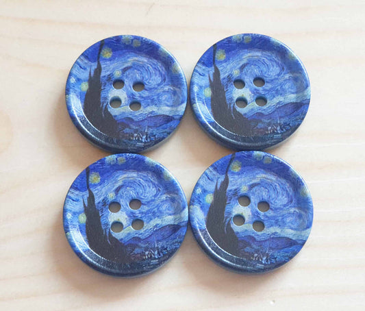 THE GHOST TOWN / 22-30 mm / Resin Buttons / Sewing Buttons