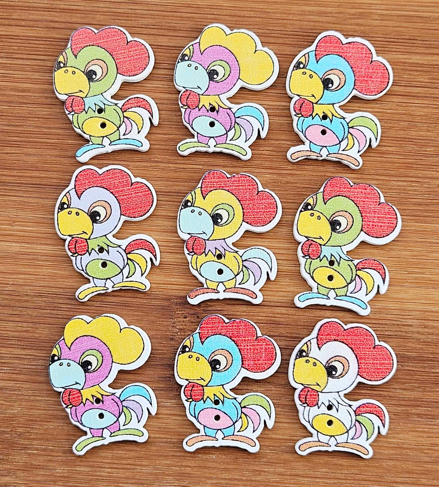 Clearance // TURKEY / Wooden Buttons (Set of 8)