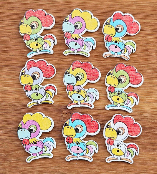 TURKEY / Wooden Buttons (Set of 10)