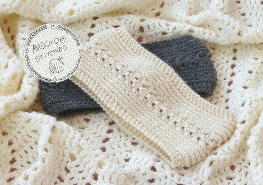 VINTAGE HEADBAND / Wool Ear Warmer / Handmade in Canada