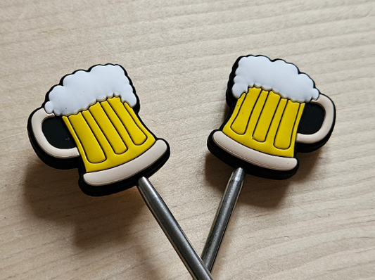 BEER STITCH STOPPERS / Knitting Needle Stoppers / Point Protection / Notions