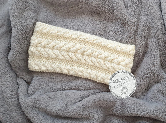 SECRET GARDEN HEADBAND / Wool Ear Warmer / Handmade in Canada