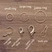 SAGE BLOOM – 4 pieces / Knitting Crochet Stitch Markers with Stainless Steel Chain Holder / Notions