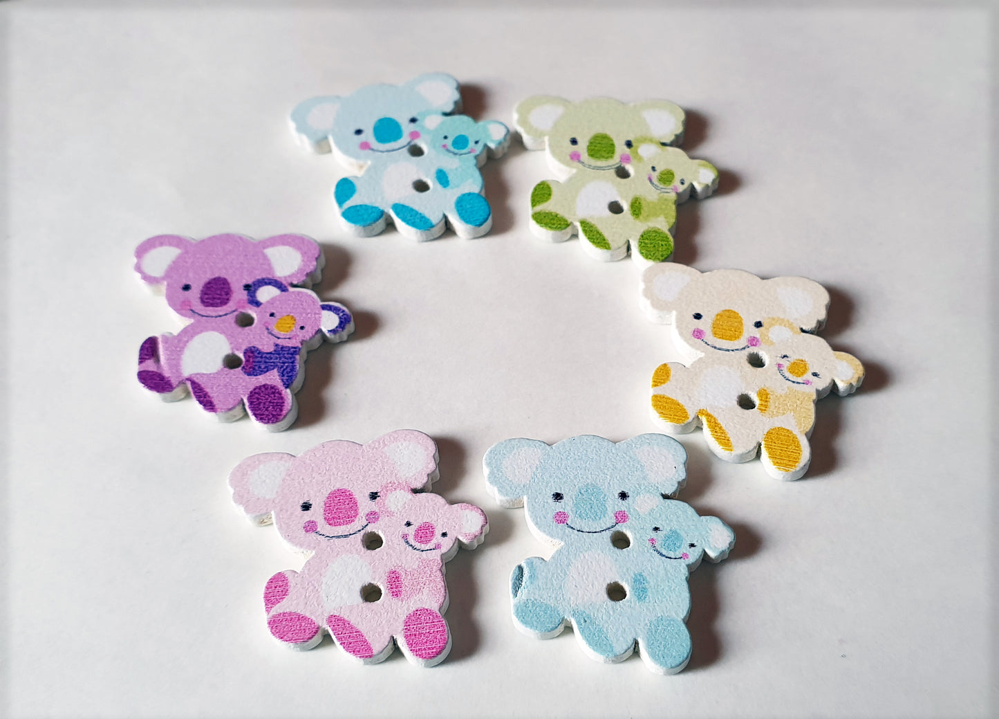 KOALA / 22*23mm / Wooden Buttons / Sewing Buttons