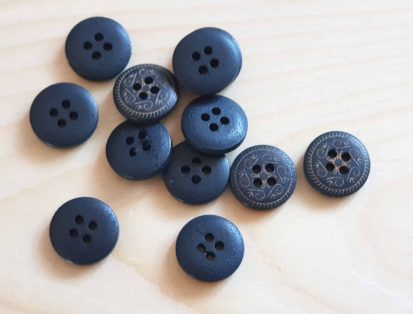 MANDALA / 13mm / Wooden Buttons / Sewing Buttons