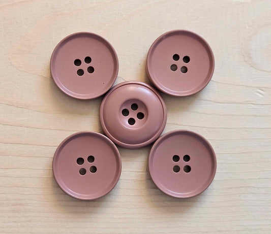 PASTEL DUSTY PINK KOREAN STYLE RESIN / 15-25mm / Resin Buttons / Sewing Buttons