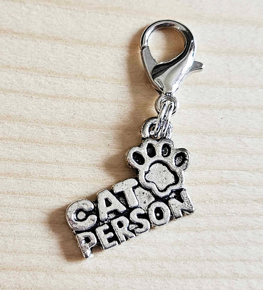 CAT PERSON / Planner Charm / Journal Charms / Zipper Pull / Bookmark Charms / Planner accessories