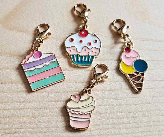 SWEET TREATS / Planner Charm / Journal Charm / Zipper Pull / Bookmark Charm / Planner accessories