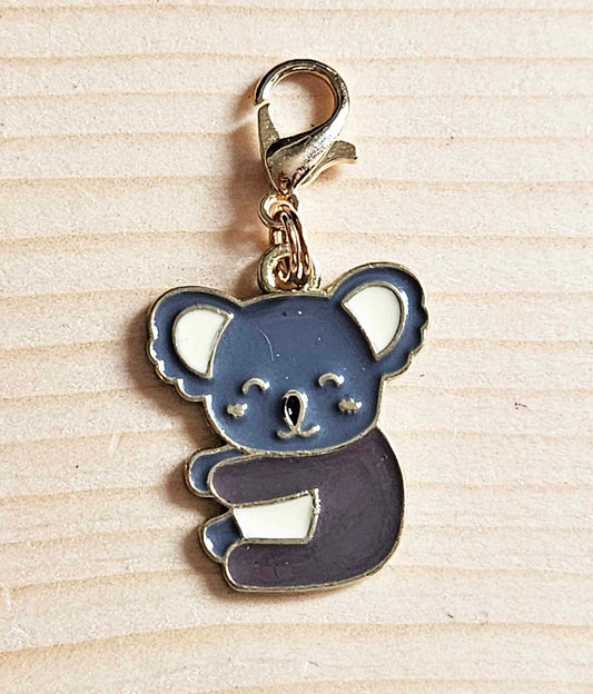 KOALA / Planner Charm / Journal Charm / Zipper Pull / Bookmark Charm / Planner accessories