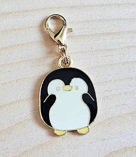 PENGUIN / Planner Charm / Journal Charm / Zipper Pull / Bookmark Charm / Planner accessories