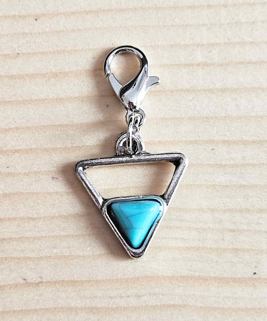 BOHO TRIANGLES / Planner Charm / Journal Charm / Zipper Pull / Bookmark Charm / Planner accessories