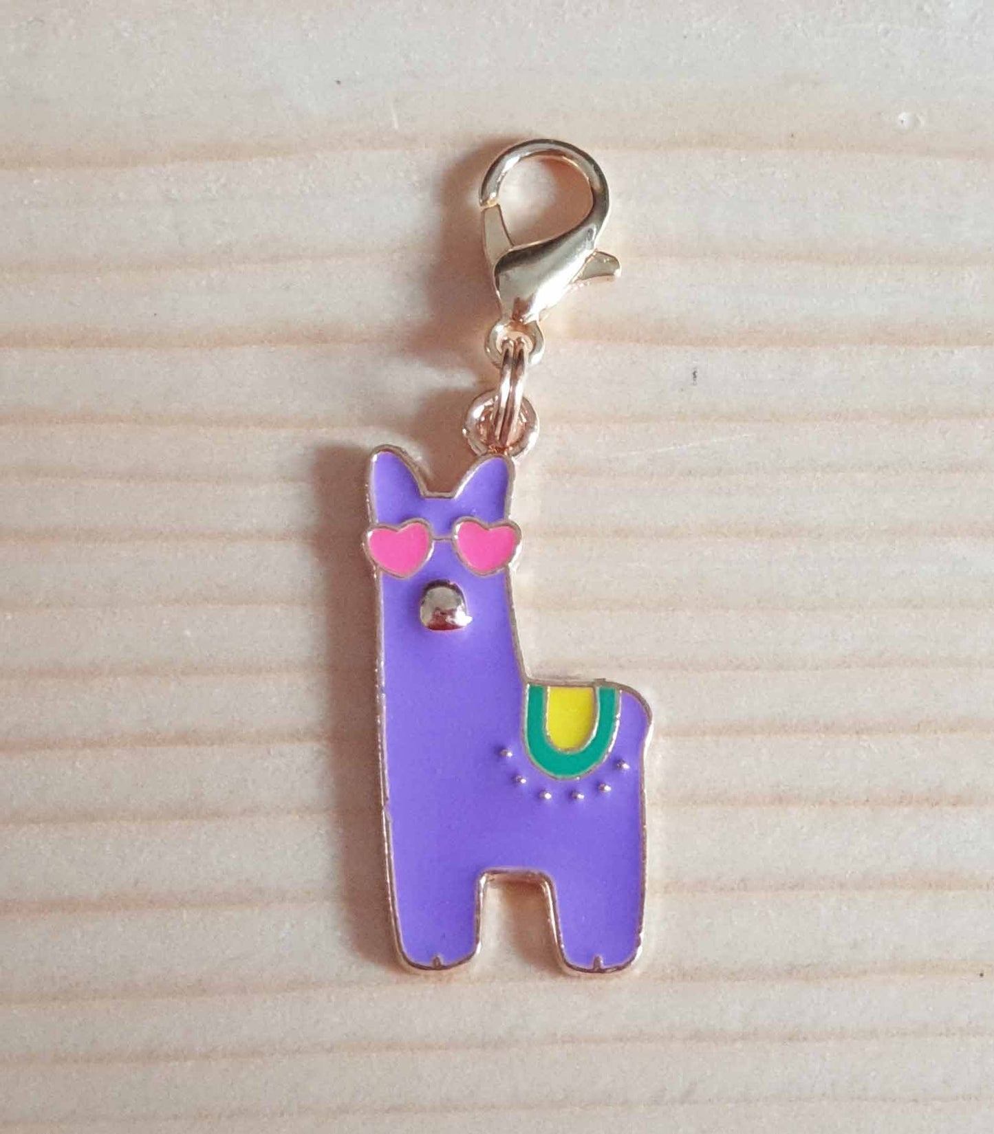 ALPACA / Animal Planner Charm / Wild Animal Journal Charm / Zipper Pull / Bookmark Charm / Planner accessories