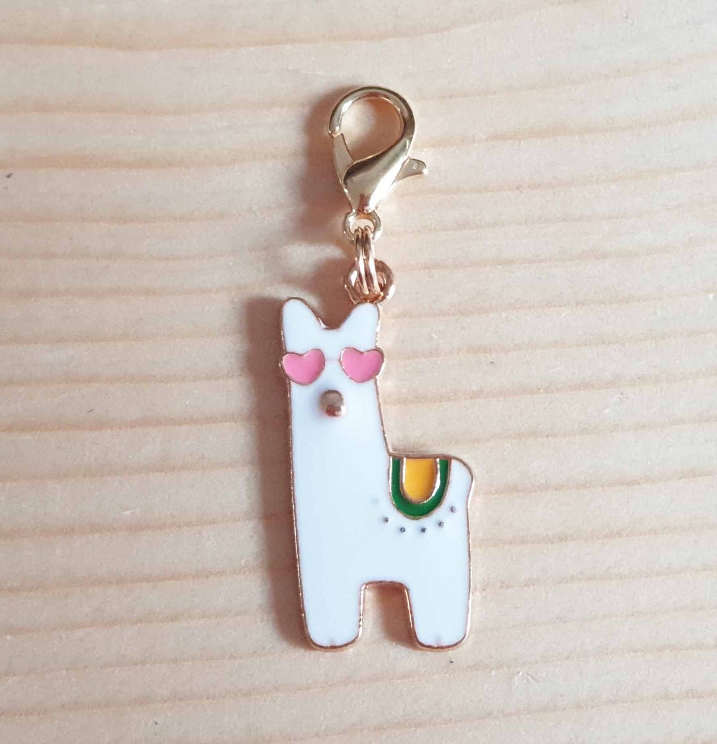 ALPACA / Animal Planner Charm / Wild Animal Journal Charm / Zipper Pull / Bookmark Charm / Planner accessories