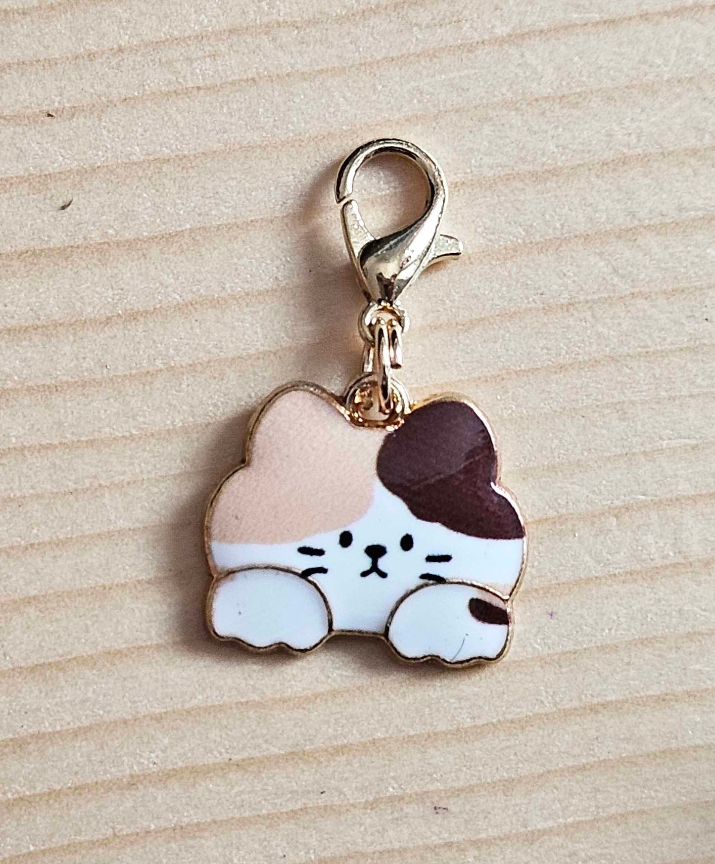 BABY CALICO CATS / Planner Charm / Journal Charm / Zipper Bookmark Charm / Planner accessories