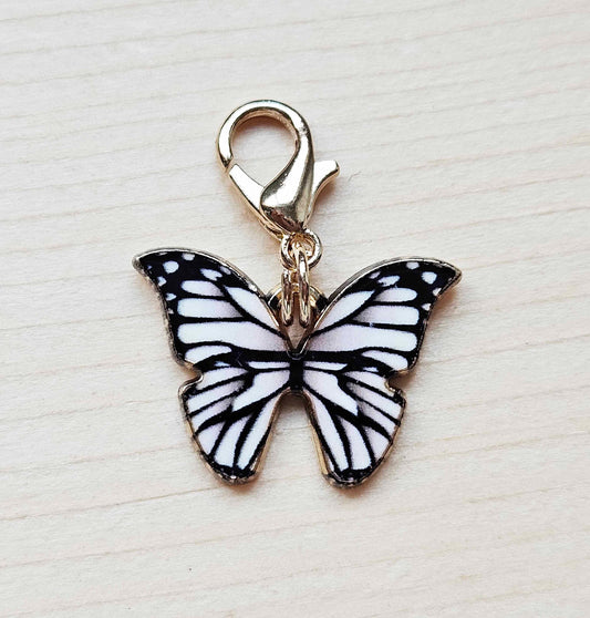 MONARCH BUTTERFLY / Planner Charm / Journal Charm / Zipper Pull / Bookmark Charm / Planner accessories