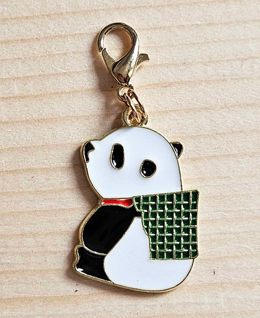 PANDA / Planner Charm / Journal Charm / Zipper Pull / Bookmark Charm / Planner accessories