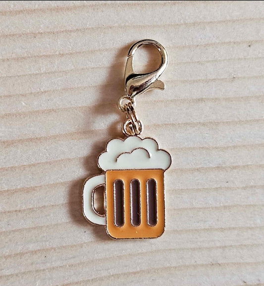 BEER / Planner Charm / Journal Charms / Zipper Pull / Bookmark Charms / Planner accessories